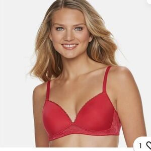 triumph Red Push up Bra, 36C